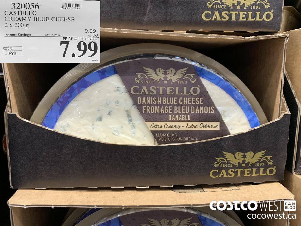 320056 CASTELLO CREAMY BLUE CHEESE 2 x 200 g EXP 2020-10-11 7.99 
