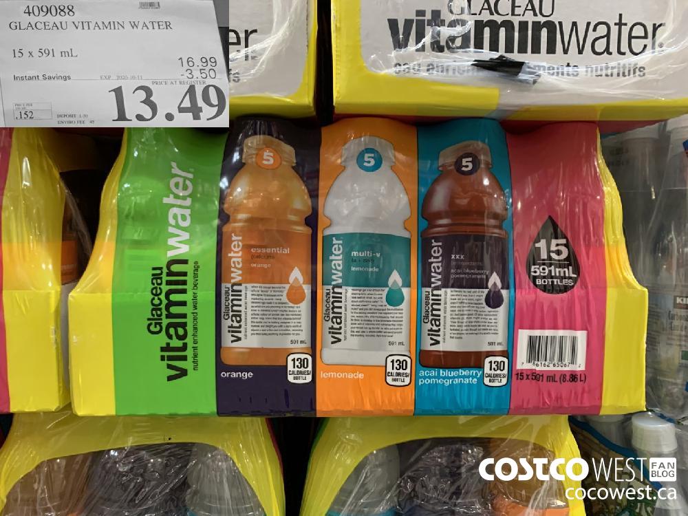 409088 GLACEAU VITAMIN WATER 15x591 mL EXP 2020-10-11 13.49 