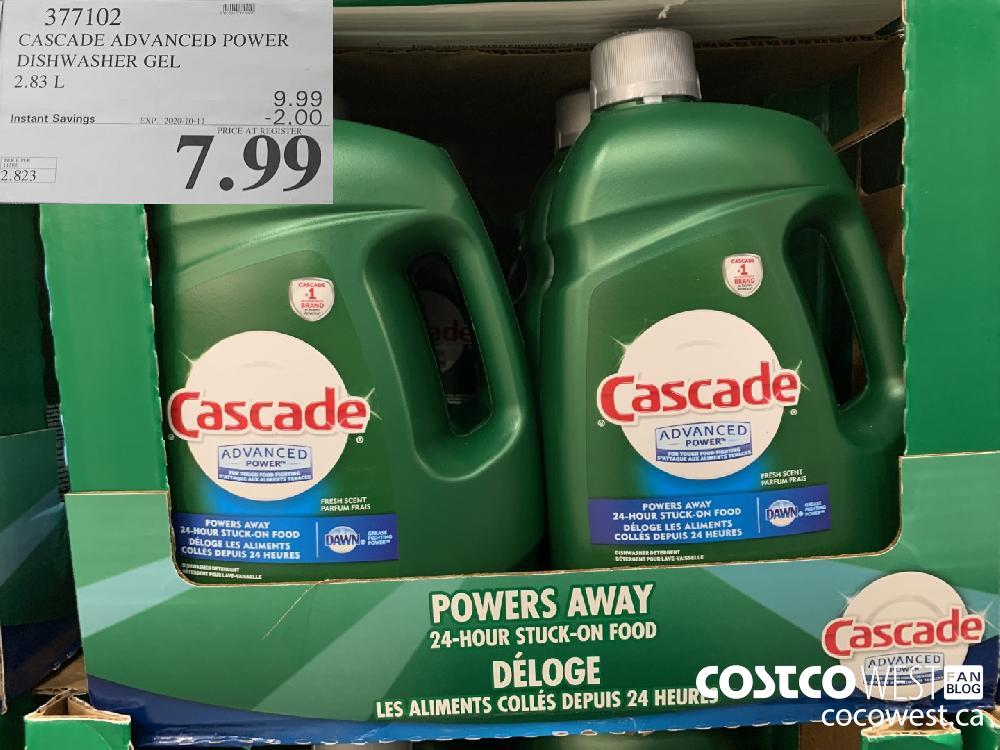 3277102 CASCADE ADVANCED POWER DISHWASHER GEL EXP. 2020-10-11 7.99 