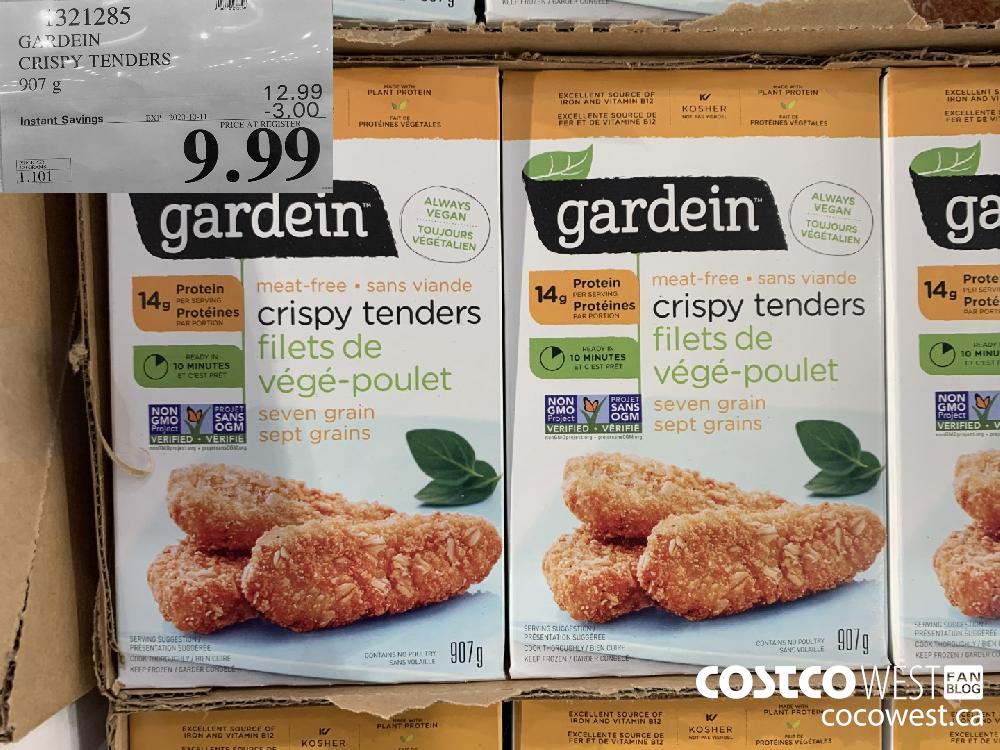 1321285 GARDEIN CRISPY TENDERS 907 g EXP. 2020-10-11 9.99 