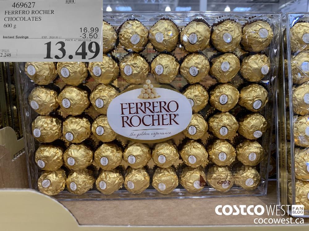 469627 FERRERO ROCHER CHOCOLATES 600g EXP. 2020-10-11 13.49 