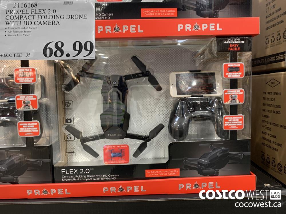 2116168 PROPEL FLEX 2.0 COMPACT FOLDING DRONE WITH HD CAMERA 68.99 