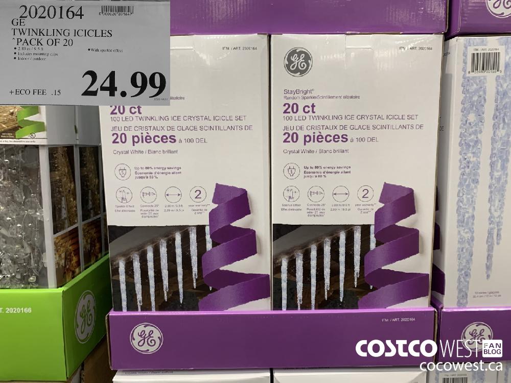 2020164 TWINKLING ICICLES “PACK a 20 24.99 