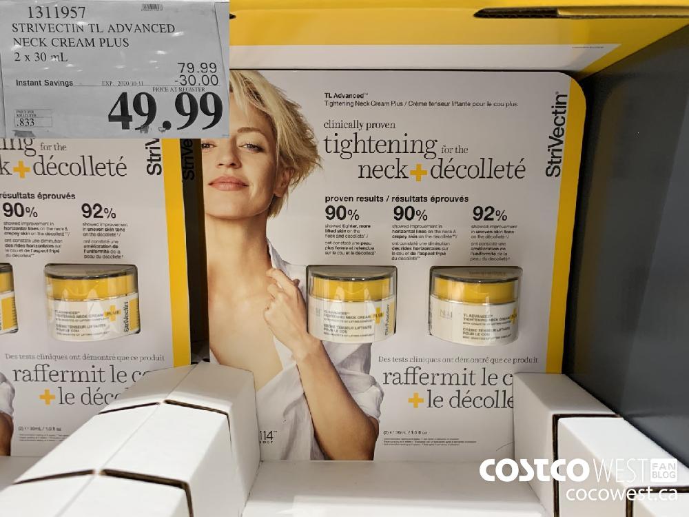 1311957 STRIVECTIN TL ADVANCED NECK CREAM PLUS 2 x 30 mL EXP. 2020-10-11 49.99 