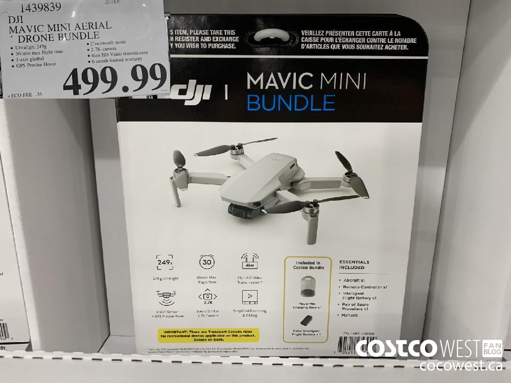 1439839 DJI . MAVIC MINI AERIAL DRONE BUNDLE 499.99