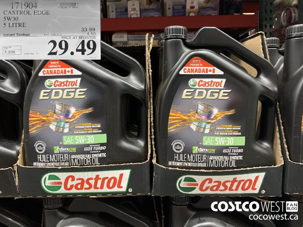 171904 CASTROL EDGE 5 W30 EXP. 2020-10-14 29.49