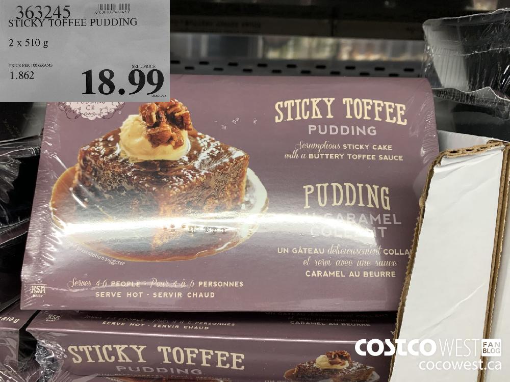 263245 STICKY TOFFEE PUDDING 2 x 510 g 18.99