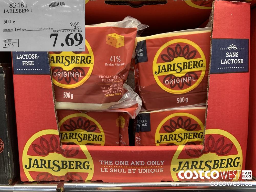 83481 JARLSBERG 500 g EXP. 2020-10-11 7.69