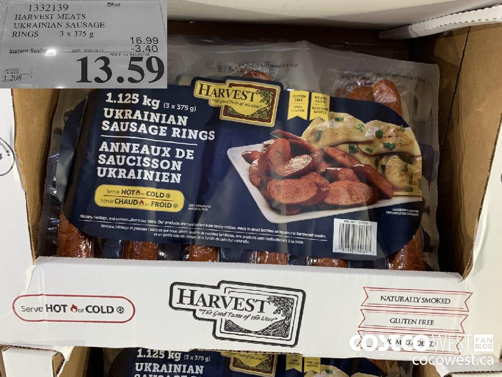 1332139 HARVEST MEATS UKRAINIAN SAUSAGE RINGS x 395 g EXP. 2020-10-11 13.59
