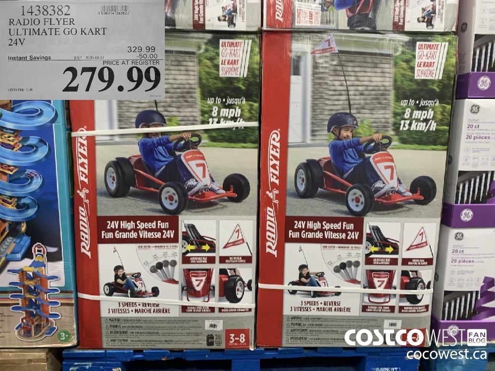 1438382 RADIO FLYER ULTIMATE GO KART 24V EXP. 2020-10-11 279.99