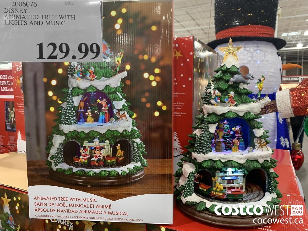 2006076 DISNEY ANIMATED TREE WITH LIGHTS AND MUSIC 129.99