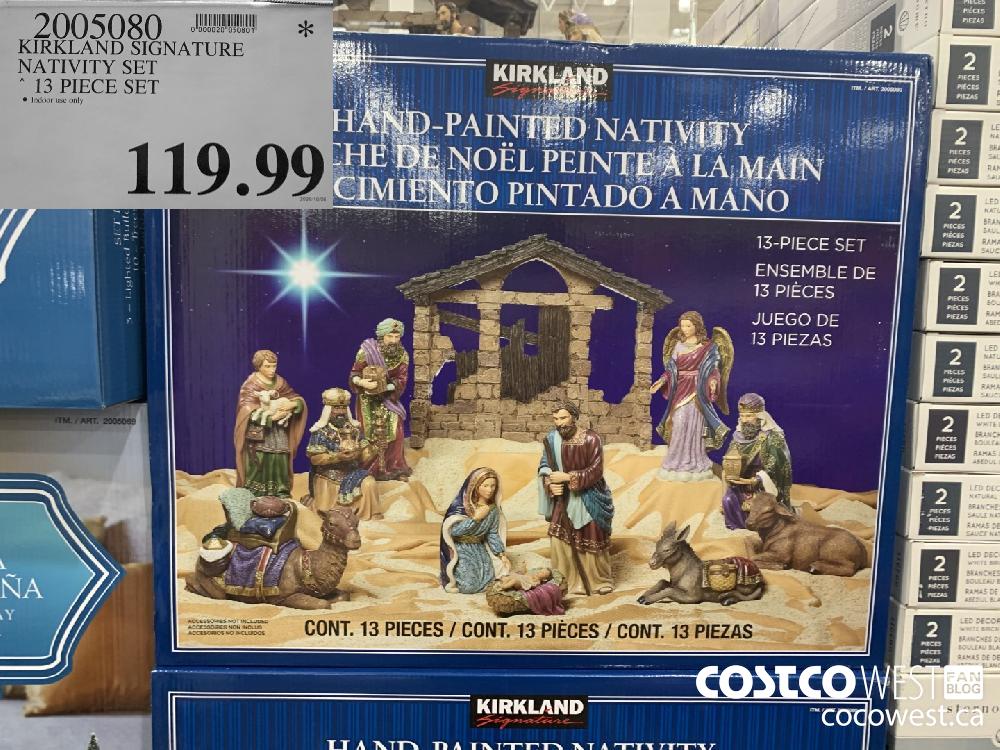 2005080 KIRKLAND SIGNATURE NATIVITY SET * 13 PIECE SET 119.99