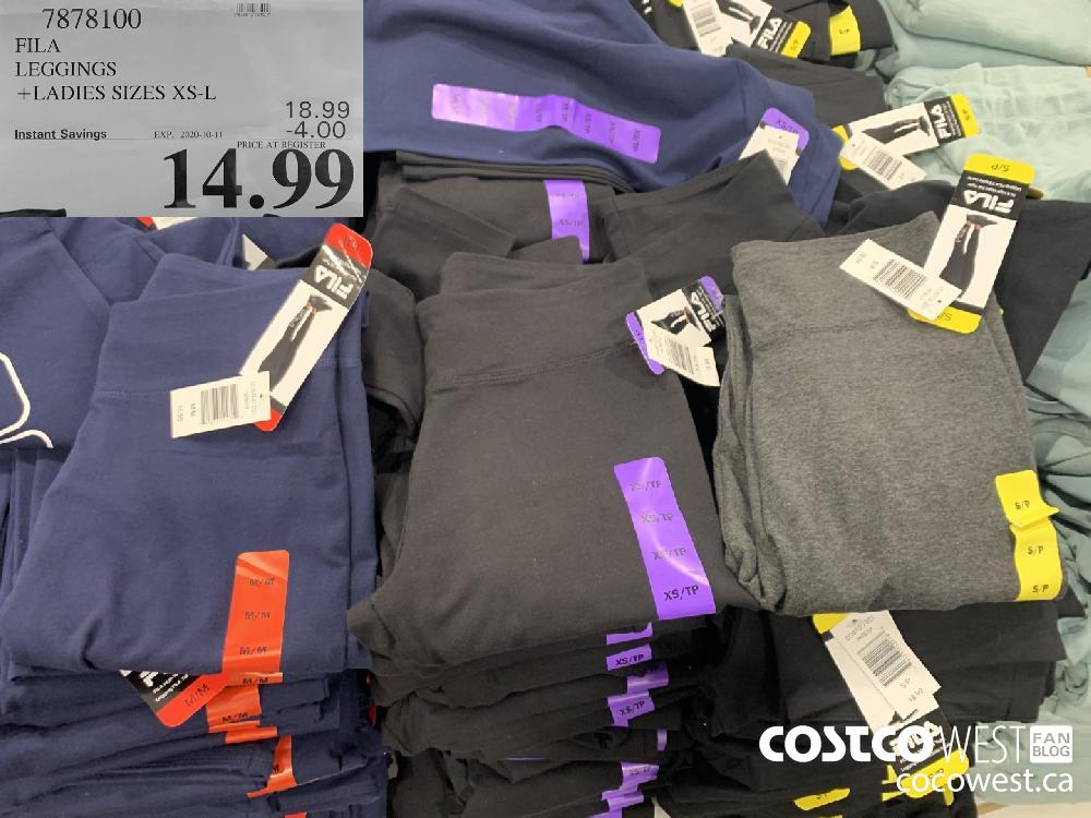 7878100 FILA LEGGINGS LADIES SIZES XS-L EXP. 2020-10-11 14.99