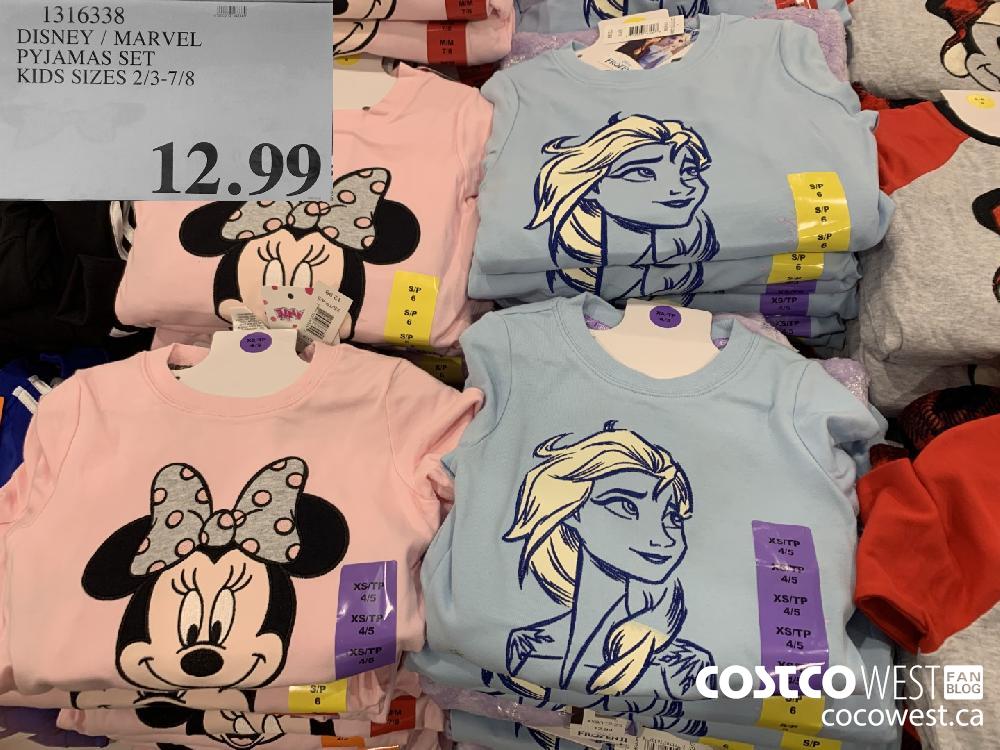 1316338 DISNEY / MARVEL PYJAMAS SET KIDS SIZES 2/3-7/8 12.99