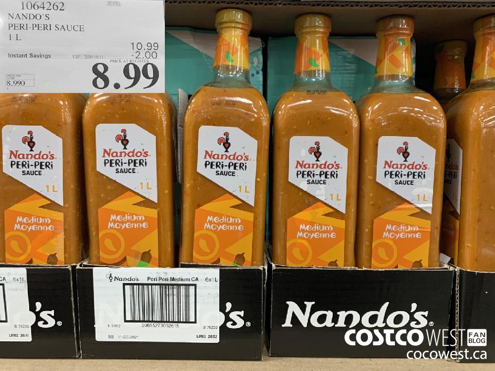 1064262 NANDO'S PERI-PERI SAUCE 1 L EXP. 2020-10-11 8.99