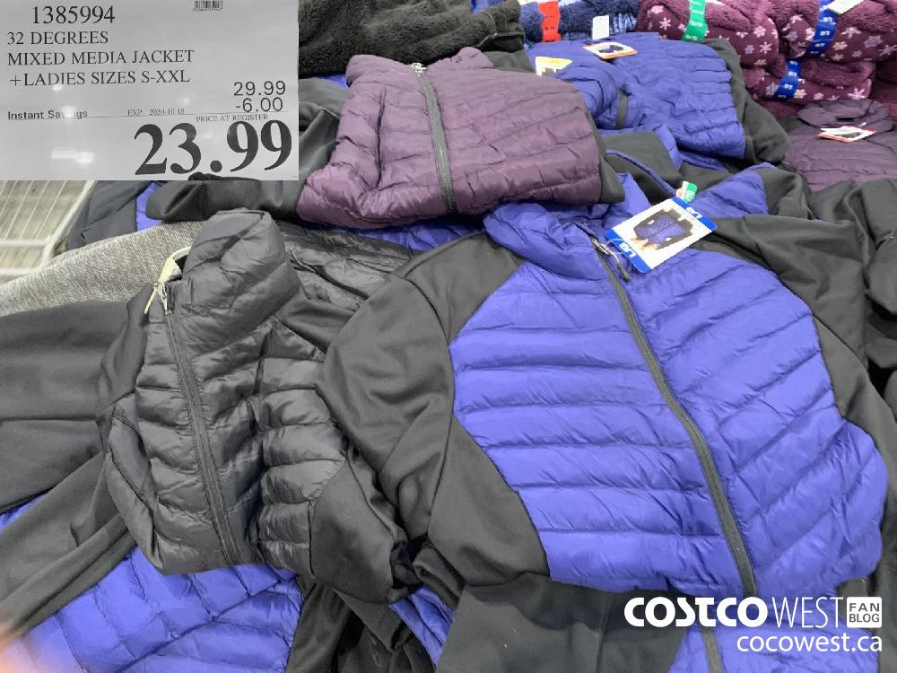 costco 32 degrees mixed media jacket