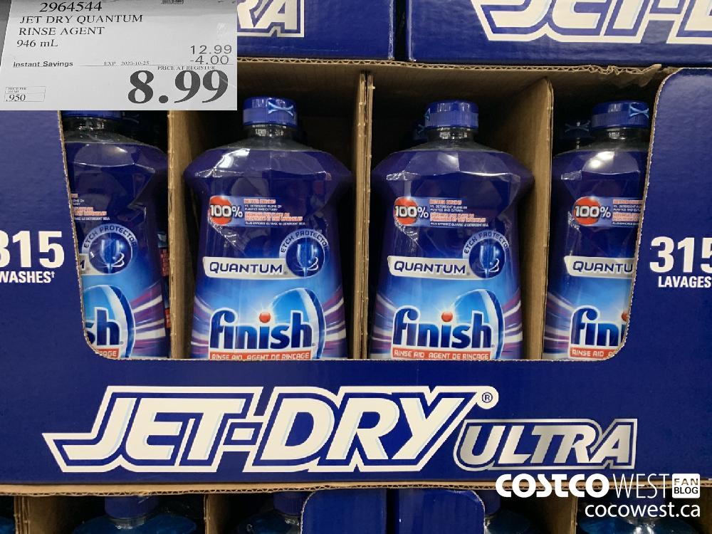 2964544 JET DRY QUANTUM RINSE AGENT 946 mL EXP. 2020-10-25 8.99