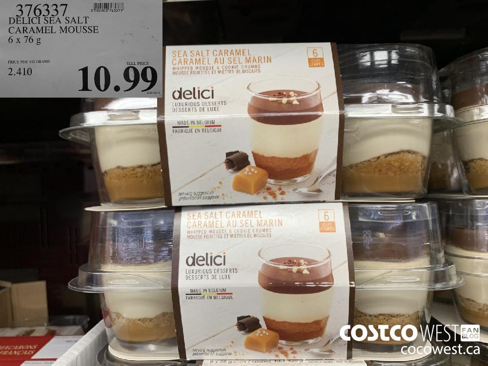 376337 DELICI SEA SALT CARAMEL MOUSSE 6 x 76g 10.99