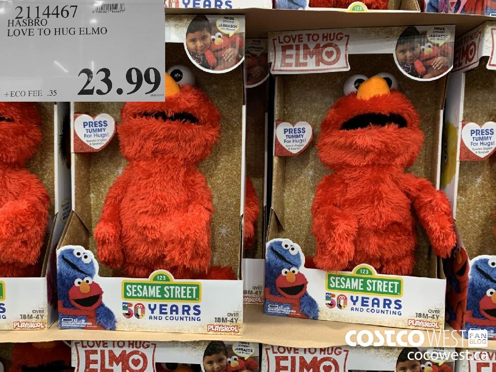 7114467 HASBRO LOVE TO HUG ELMO 23.99