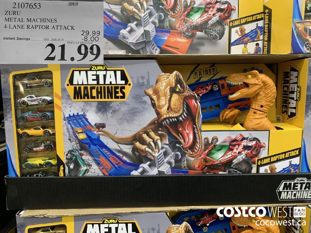 2107653 ZURU METAL MACHINES 4-LANE RAPTOR ATTACK EXP. 2020-10-19 21.99
