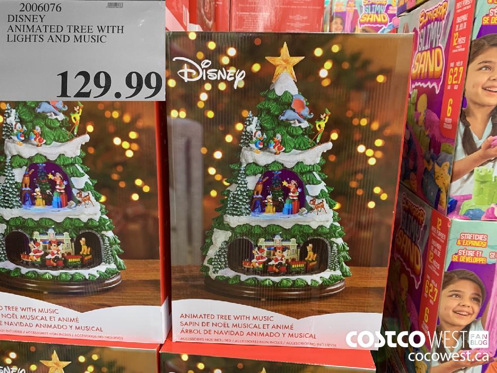 2006076 DISNEY ANIMATED TREE WITH LIGHTS AND MUSIC 129.99