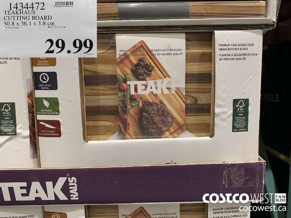 1434472 TEAKHAUS CUTTING BOARD 50.8 x 38.1 x 3.8 cm 29.99