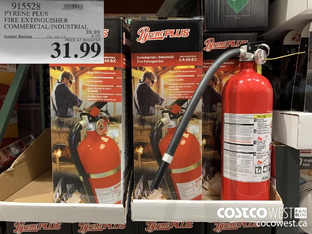 915528 PYRENE PLUS FIRE EXTINGUISHER COMMERCIAL/INDUSTRIAL EXP. 2020-10-25 31.99