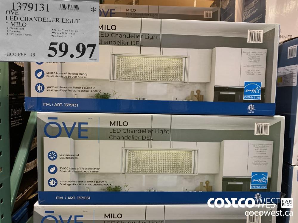 1379131 OVE LED CHANDELIER LIGHT MILE 59.97