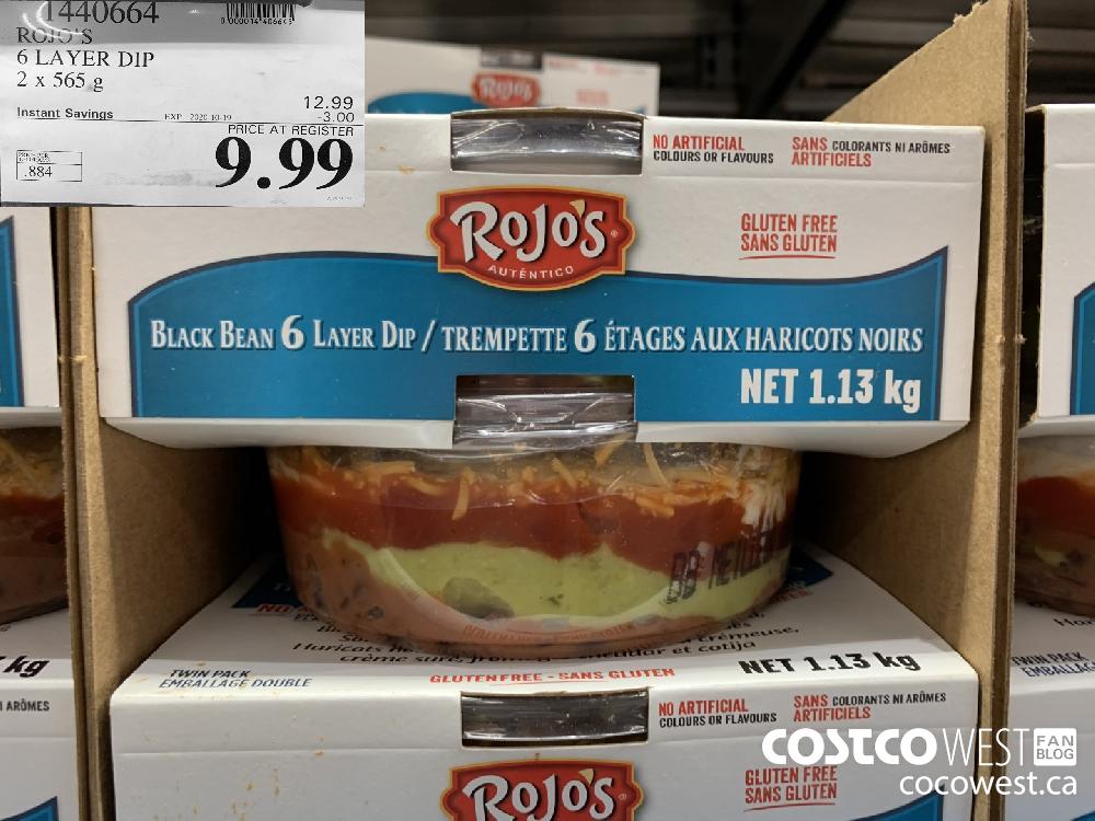 1440664 ROJO'S 6 LAYER DIP 2 X 565g EXP. 2020-10-19 9.99