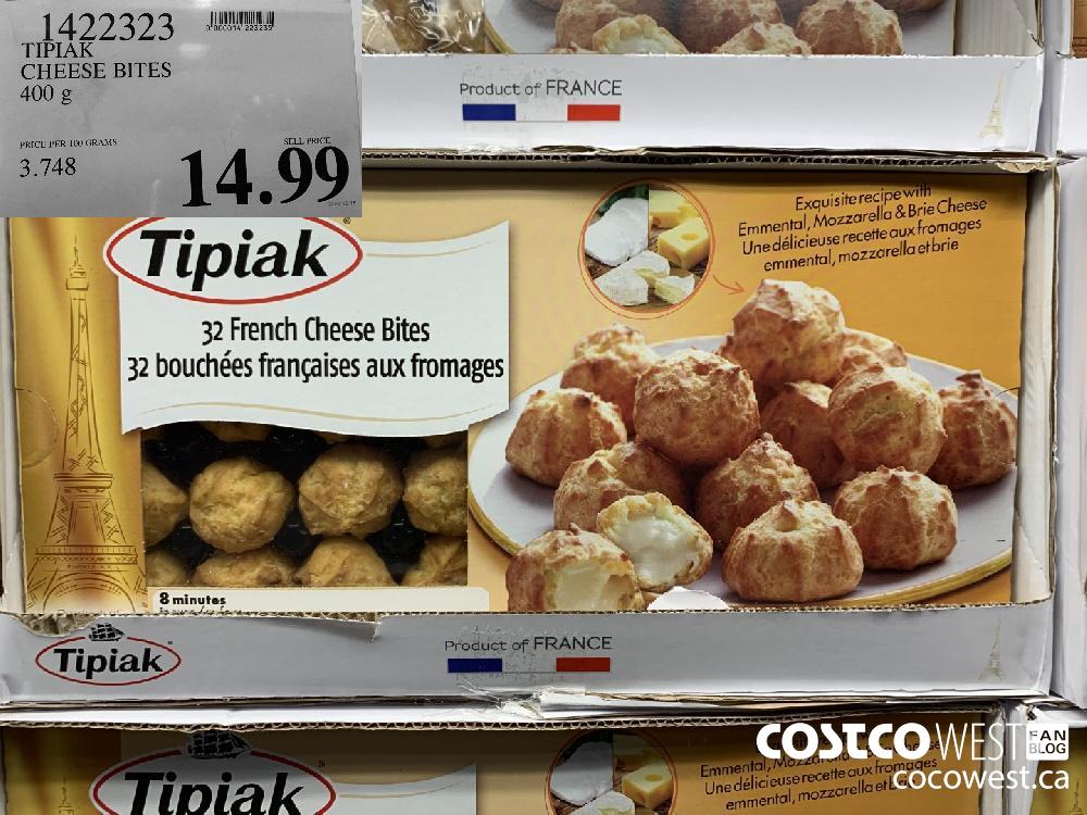 1422323 TIPIAK CHEESE BITES 400 g 14.99