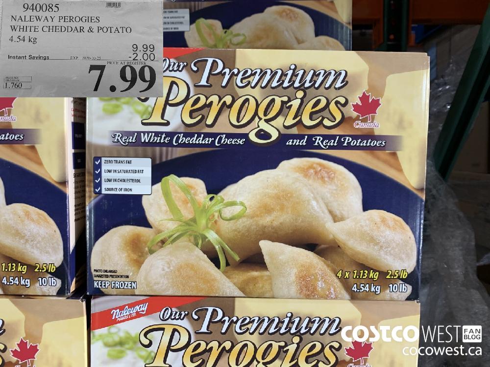 940085 NALEWAY PEROGIES WHITE CHEDDAR