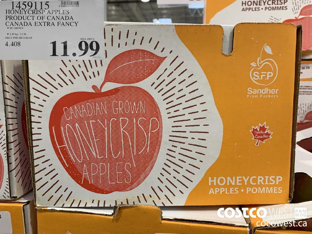 7459115 HONEYCRISP APPLES PRODUCT OF CANADA CANADA EXTRA FANCY 11.99