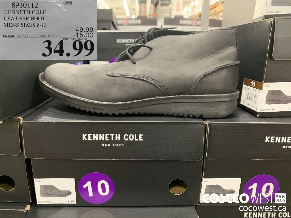 8910112 KENNETH COLE LEATHER BOOT MENS SIZES 8-13 EXP. 2020-10-25 34.99