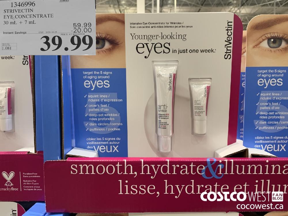 1346996 STRIVECTIN EYE.CONCENTRATE 30 mL 7 mL EXP. 2020-10-25 39.99