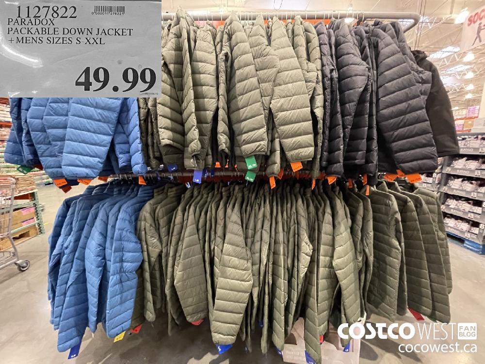 Paradox packable down outlet jacket costco