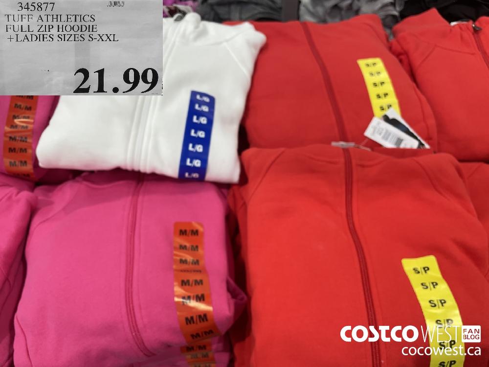 345877 TUFF ATHLETICS FULL ZIP HOODIE LADIES SIZES S XXL 5 00 INSTANT  SAVINGS EXPIRES ON 2020 11 15 16 99 - Costco East Fan Blog