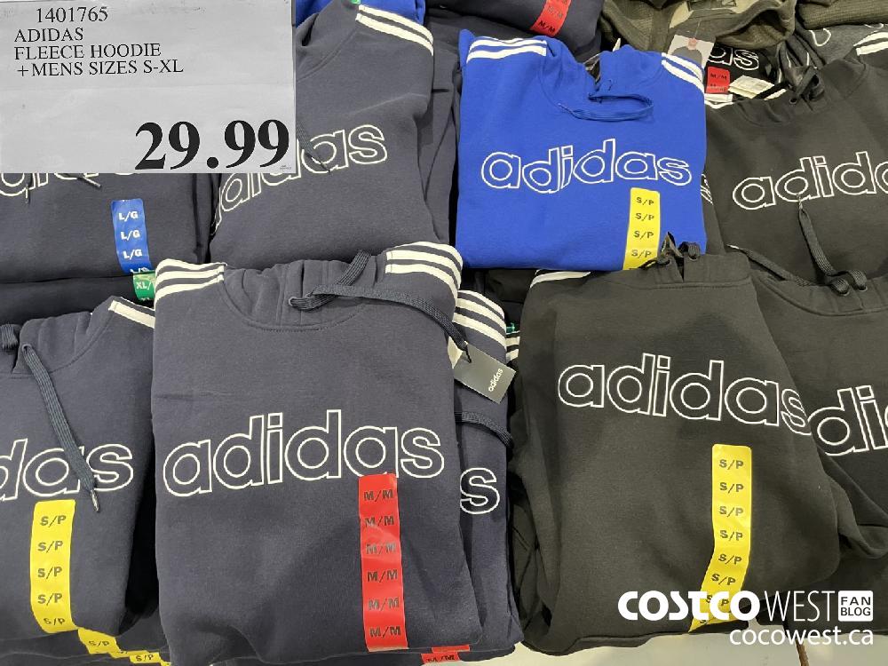 1401765 ADIDAS FLEECE HODDIE MENS SIZES S-XL $29.99