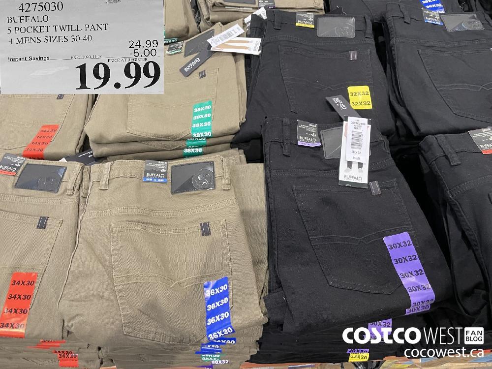 Costco Deals on X: Weatherproof Vintage Men's 5 Pocket Twill Pant