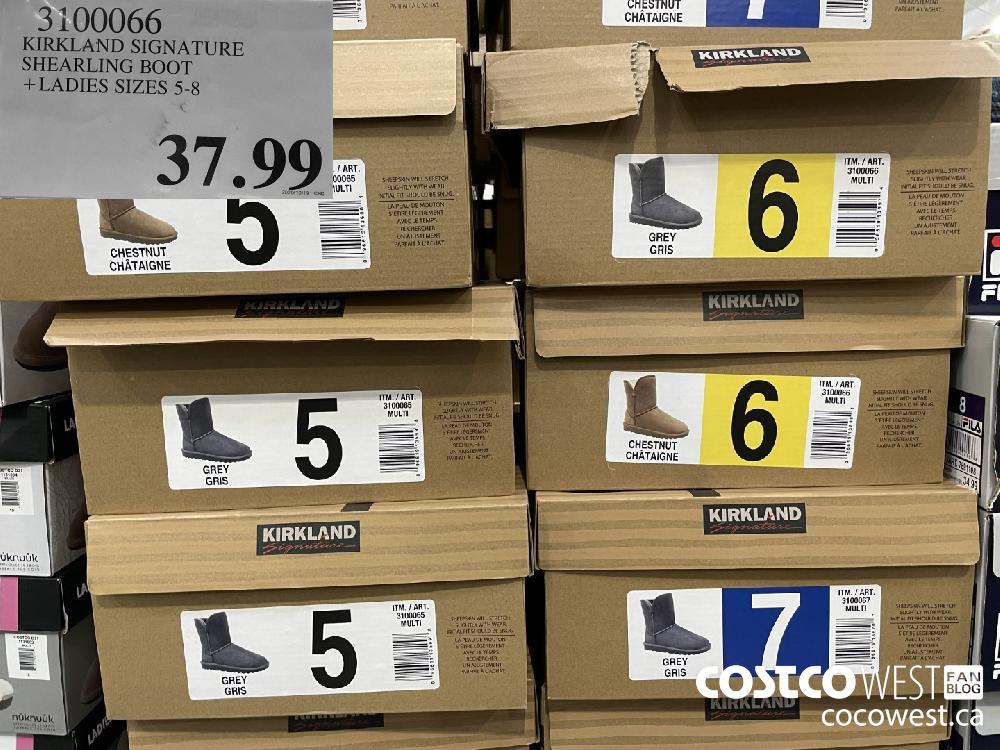 3100066 KIRKLAND SIGNATURE SHEARLING BOOT LADIES SIZES 5-8 $37.99