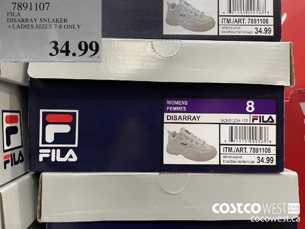 7891107 FILA DISARRAY SNEAKER LADIES SIZES 7-8 ONLY $34.99