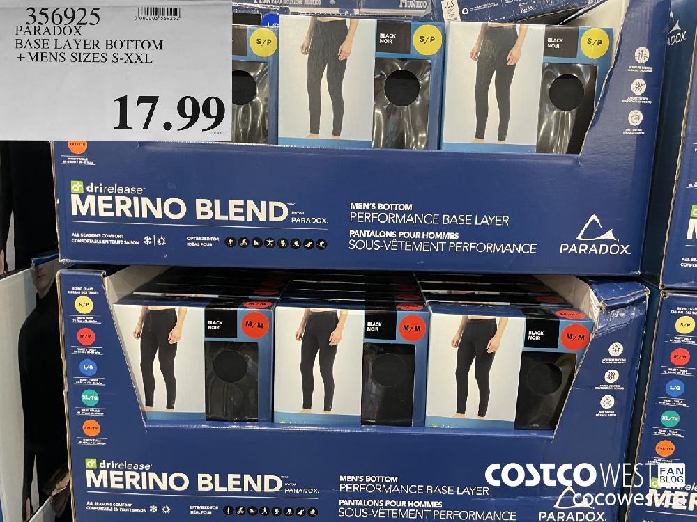 356925 PARADOX BASE LAYER BOTTOM MENS SIZES S-XXL $17.99
