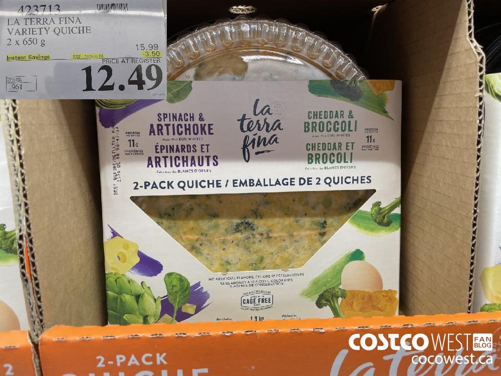 423713 LA TERRA FINA VARIETY QUICHE 2 x 650 g EXP. 2020-11-08 12.49