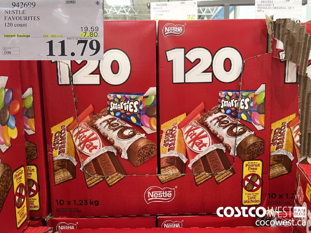 947699 NESTLE FAVOURITES 120 count EXP. 2020-11-01 11.79