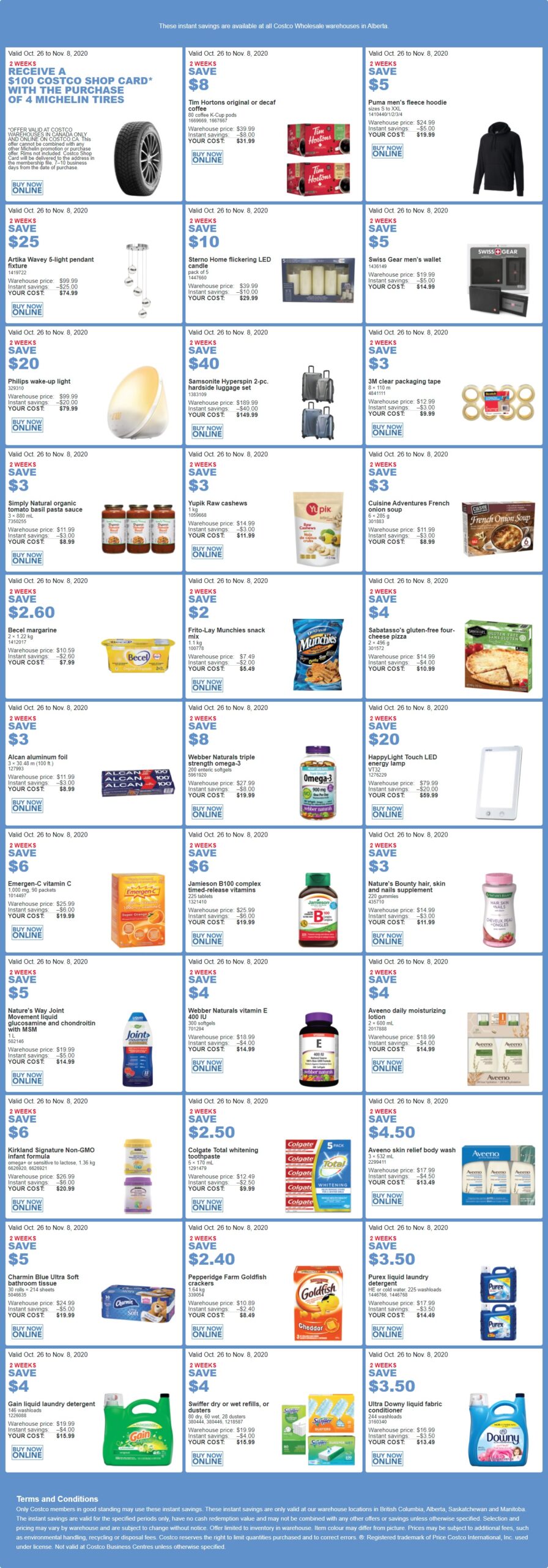 Costco Flyer Costco Sale Items For Oct 26 Nov 1 For Ab Sk Mb Costco West Fan Blog