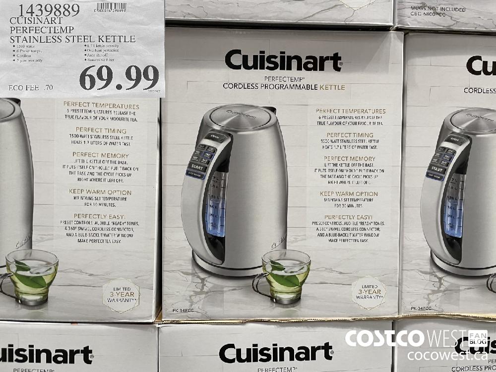 Costco cuisinart outlet kettle