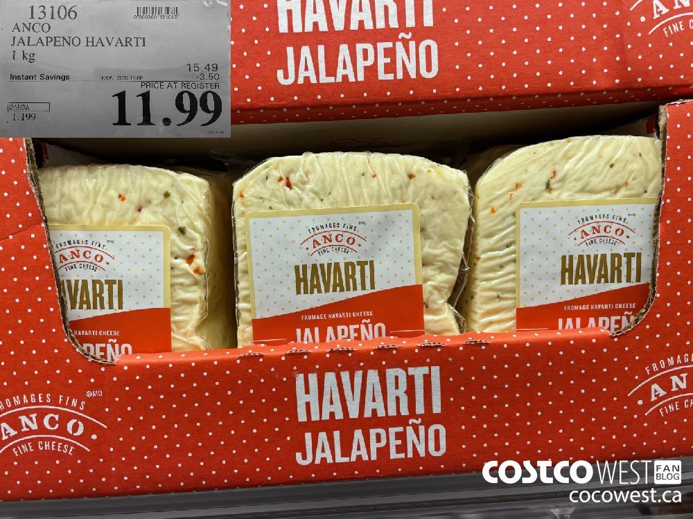 13106 ANCO JALAPENO HAVARTI 1 kg EXP. 2020-11-08 $11.99