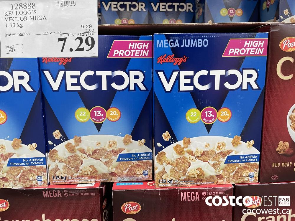 128888 KELLOGG'S VECTOR MEGA 1.13 kg EXP. 2020-11-15 $7.29