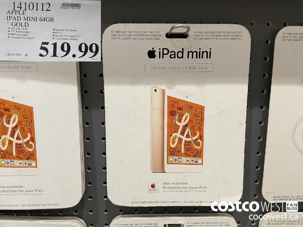 1410112 APPLE IPAD MINI 64GB GOLD $519.99