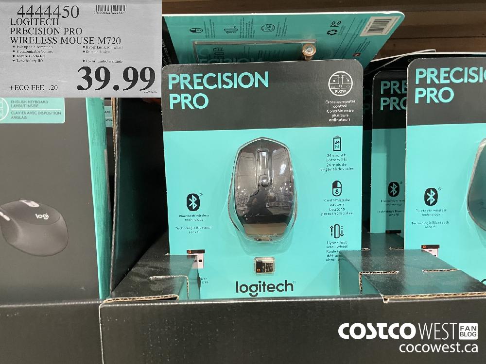 4444450 LOGITECH PRECISION PRO WIRELESS MOUSE M720 $39.99
