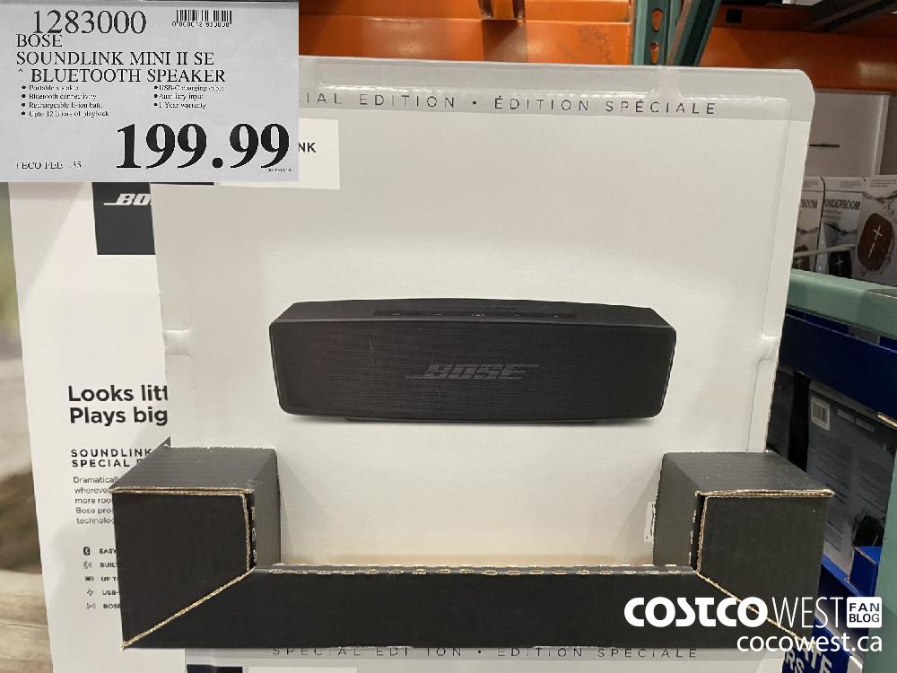 1283000 BOSE SOUNDLINK MINI II SE * BLUETOOTH SPEAKER $199.99